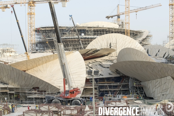 Doha, Qatar - Chantier du National Museum of Qatar - Jean Nouvel