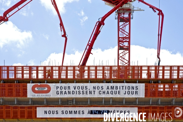 Illustration Mai 2015.Construction du TGI porte de Clichy