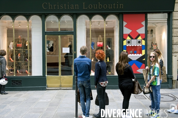 Illustration Mai 2015.Magasin Leboutin a Paris
