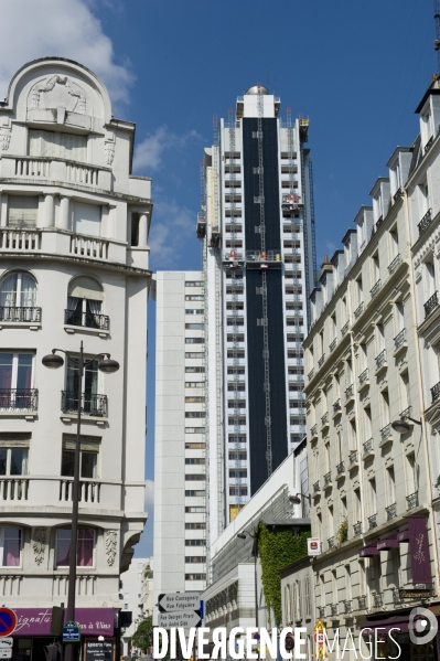 Illustration Mai 2015. Renovation thermique et phonique de la tour Super Montparnasse