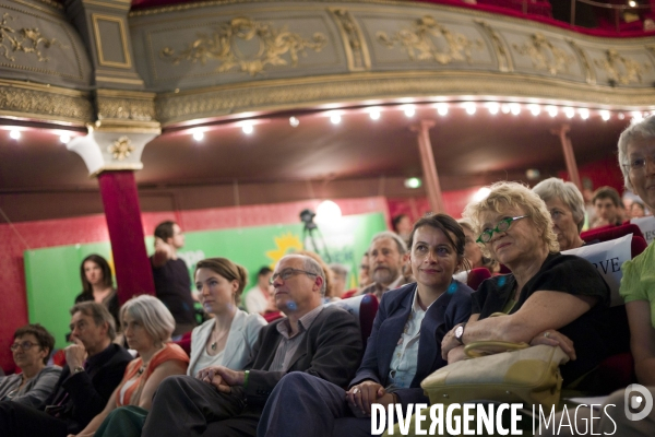 Paris : Meeting d Europe Ecologie les Verts