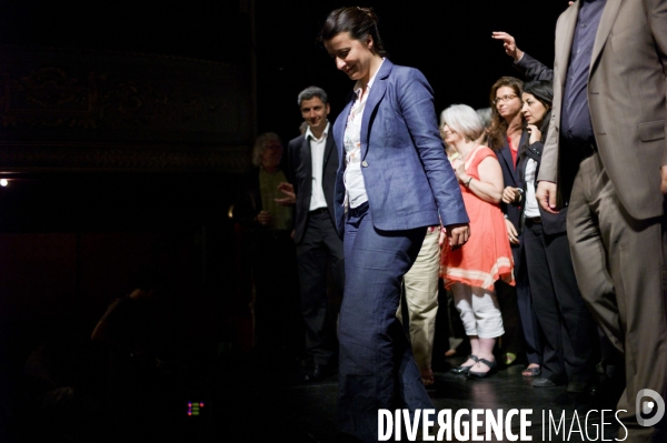 Paris : Meeting d Europe Ecologie les Verts