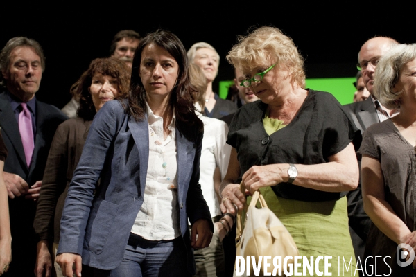 Paris : Meeting d Europe Ecologie les Verts