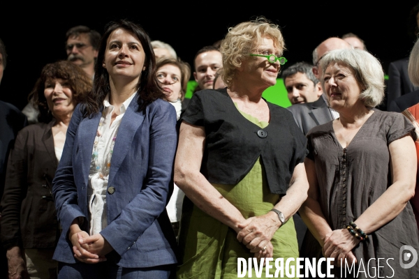 Paris : Meeting d Europe Ecologie les Verts