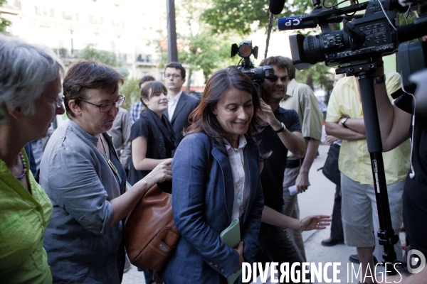 Paris : Meeting d Europe Ecologie les Verts