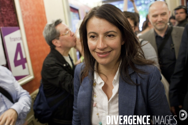 Paris : Meeting d Europe Ecologie les Verts