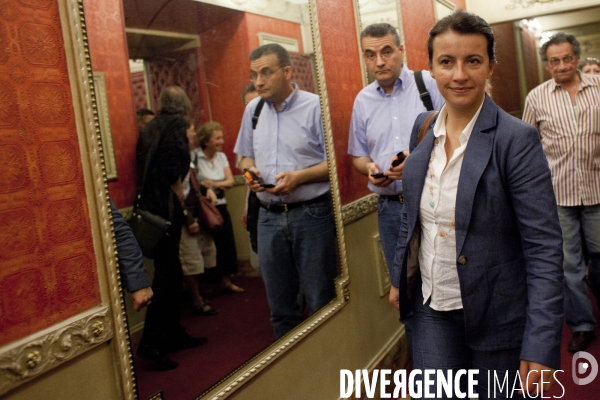 Paris : Meeting d Europe Ecologie les Verts