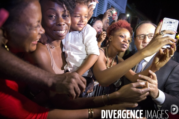 François Hollande, voyage officiel dans les Caraïbes