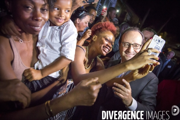 François Hollande, voyage officiel dans les Caraïbes