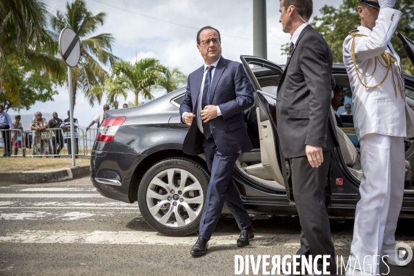 François Hollande, voyage officiel dans les Caraïbes