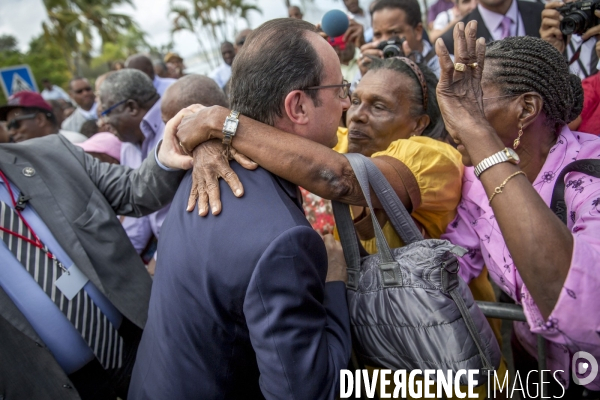 François Hollande, voyage officiel dans les Caraïbes