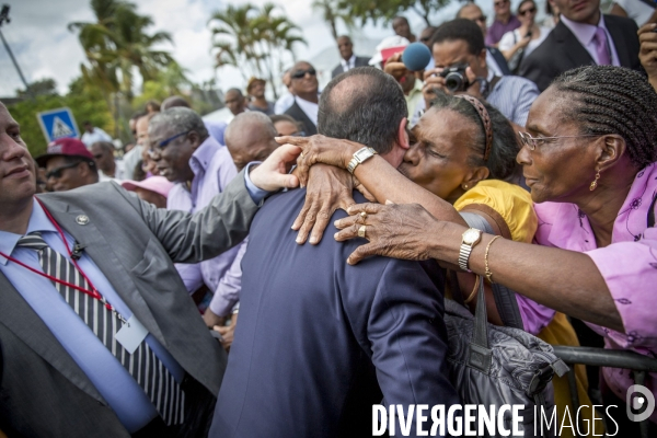 François Hollande, voyage officiel dans les Caraïbes