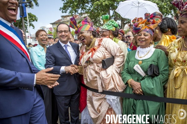 François Hollande, voyage officiel dans les Caraïbes