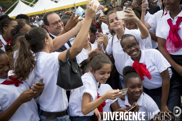 François Hollande, voyage officiel dans les Caraïbes