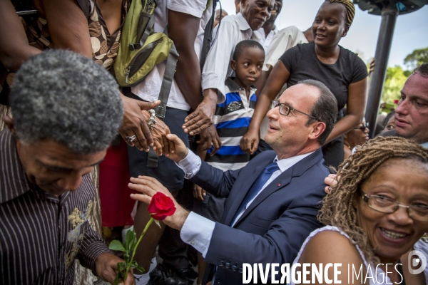 François Hollande, voyage officiel dans les Caraïbes