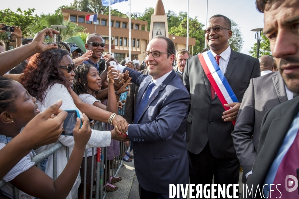 François Hollande, voyage officiel dans les Caraïbes