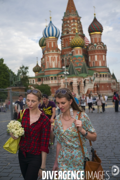 Tourisme autour du kremlin a moscou, russie.