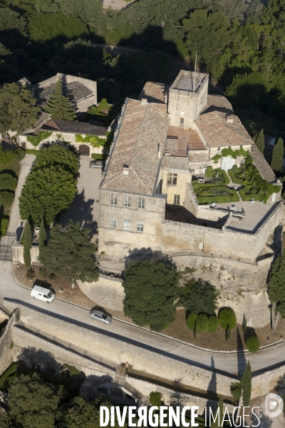 Vue aérienne du Luberon