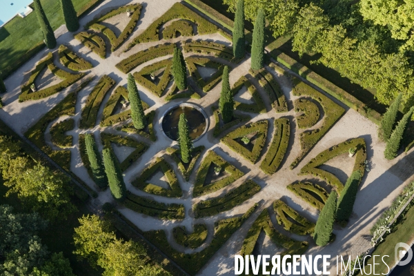 Vue aérienne du Luberon