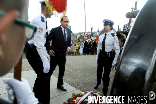 François HOLLANDE. Commémoration du massacre de Tulle.