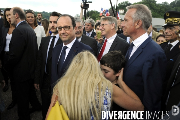 François HOLLANDE. Commémoration du massacre de Tulle.