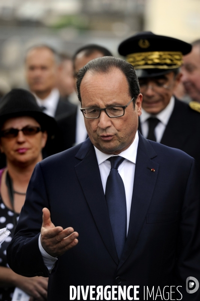 François HOLLANDE. Commémoration du massacre de Tulle.