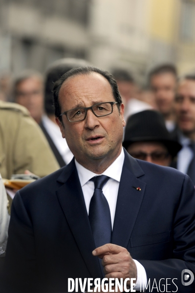 François HOLLANDE. Commémoration du massacre de Tulle.