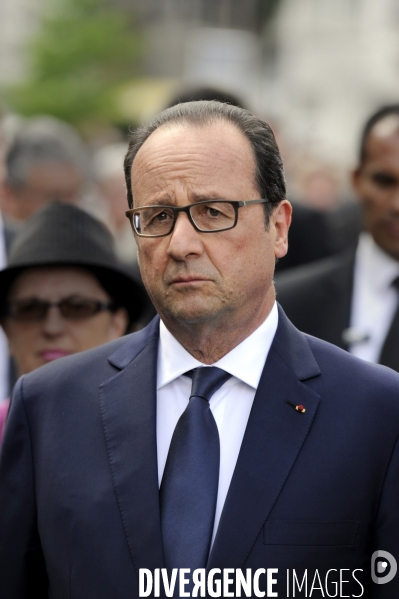 François HOLLANDE. Commémoration du massacre de Tulle.