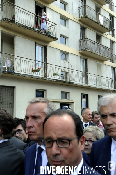 François HOLLANDE. Commémoration du massacre de Tulle.