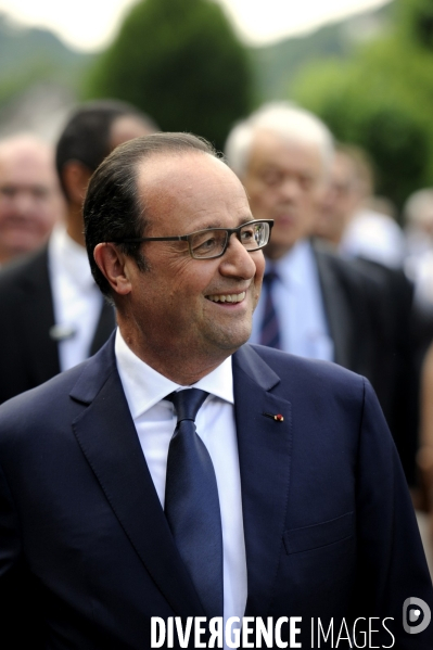 François HOLLANDE. Commémoration du massacre de Tulle.