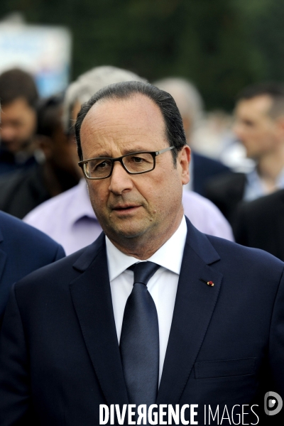 François HOLLANDE. Commémoration du massacre de Tulle.