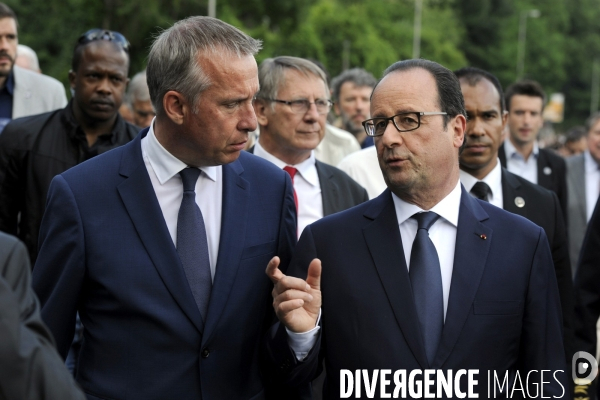 François HOLLANDE. Commémoration du massacre de Tulle.
