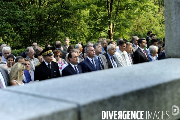 François HOLLANDE. Commémoration du massacre de Tulle.