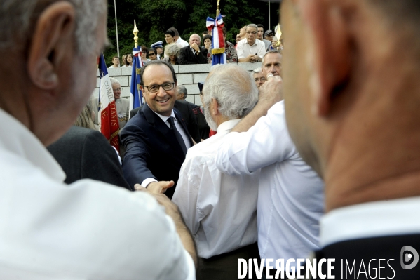 François HOLLANDE. Commémoration du massacre de Tulle.