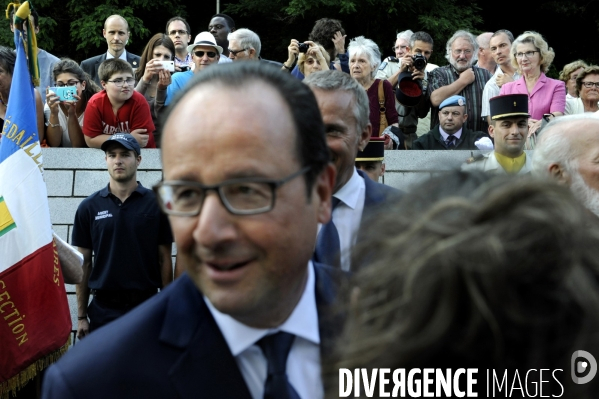 François HOLLANDE. Commémoration du massacre de Tulle.