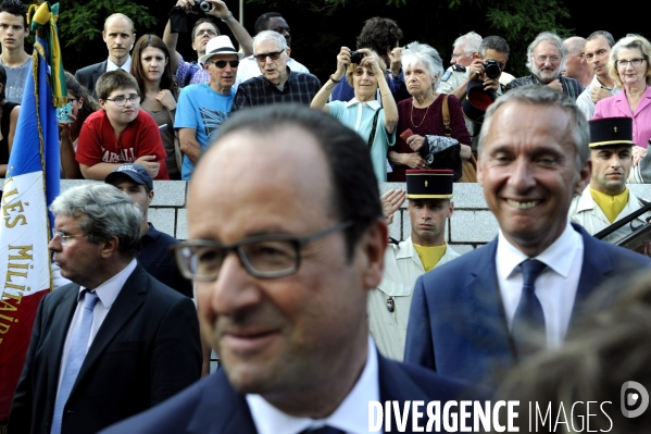 François HOLLANDE. Commémoration du massacre de Tulle.