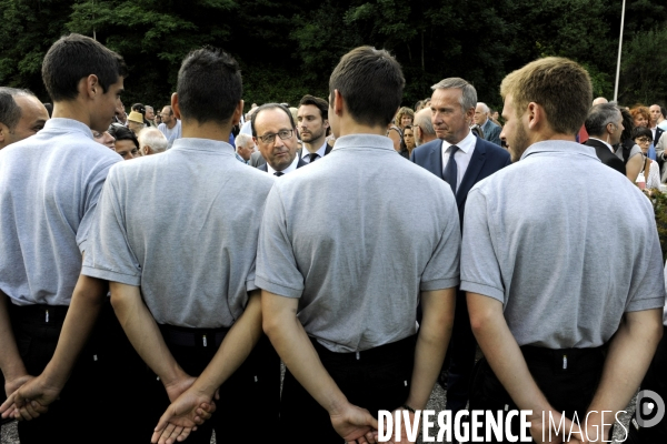 François HOLLANDE. Commémoration du massacre de Tulle.