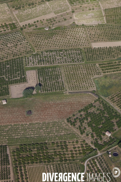 Vue aerienne du Mont Ventoux