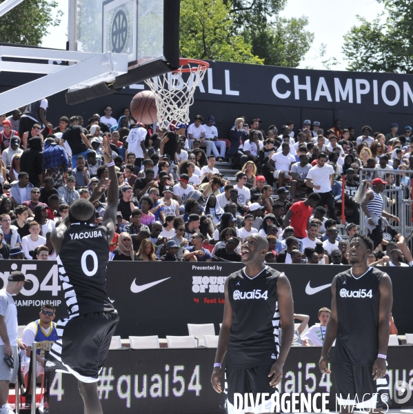 Tournoi du QUAI 54 the World Streetball Championship.
