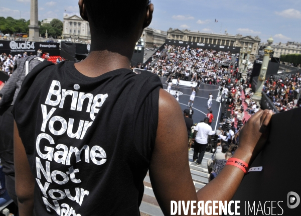 Tournoi du QUAI 54 the World Streetball Championship.