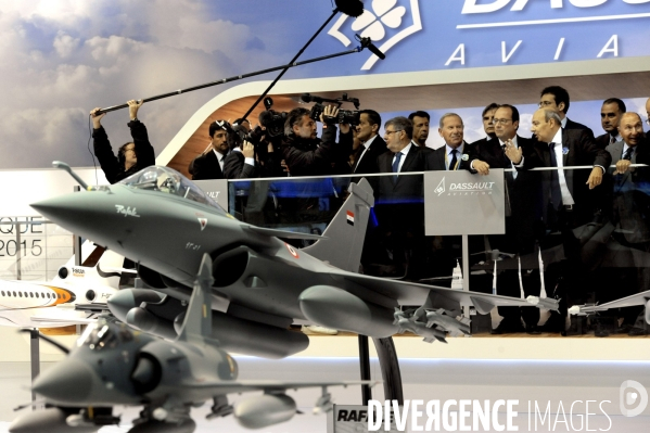 Inauguration du salon du Bourget par François HOLLANDE