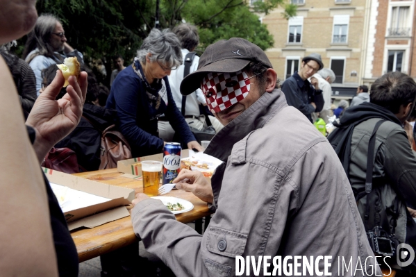 Manifestation contre la loi sur le renseignement