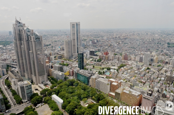 Vue aérienne de Tokyo