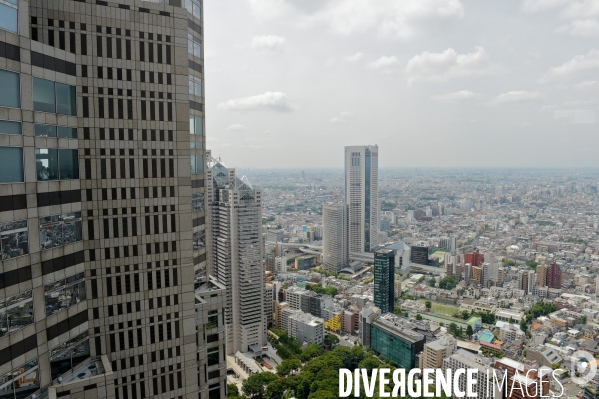 Vue aérienne de Tokyo