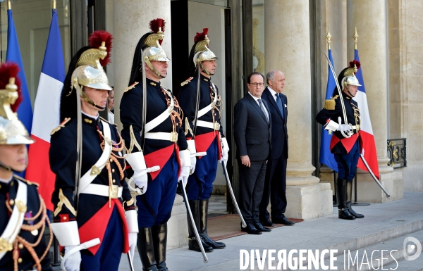 François Hollande avec Laurent Fabius