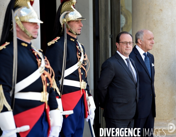 François Hollande avec Laurent Fabius