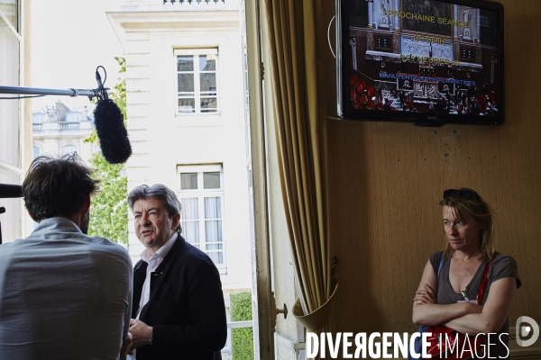 Conference Jean-Luc Melenchon Assemblee Nationale