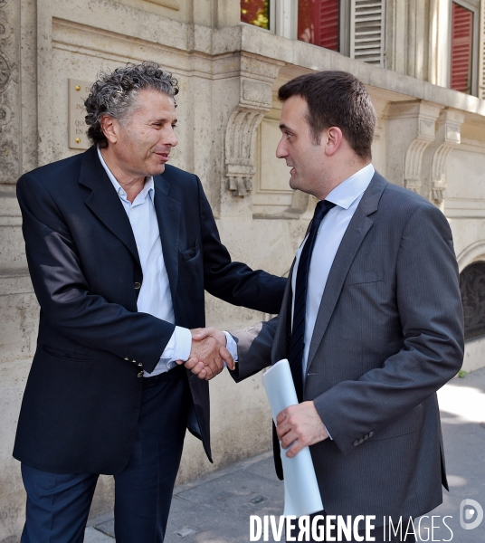 Florian Philippot avec Gilles William Goldnadel