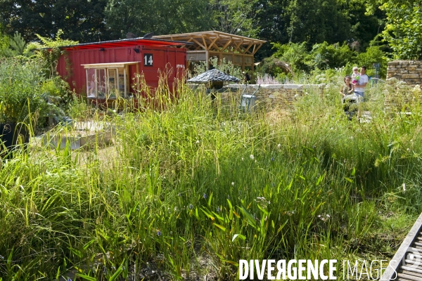 Archives Juin 2015.Le jardin ecologique et pedagogique du parc de la Villette