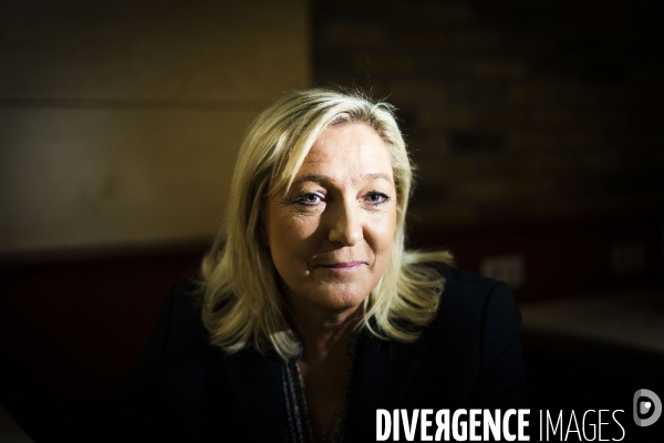 Marine le Pen, candidate aux elections regionales 2015